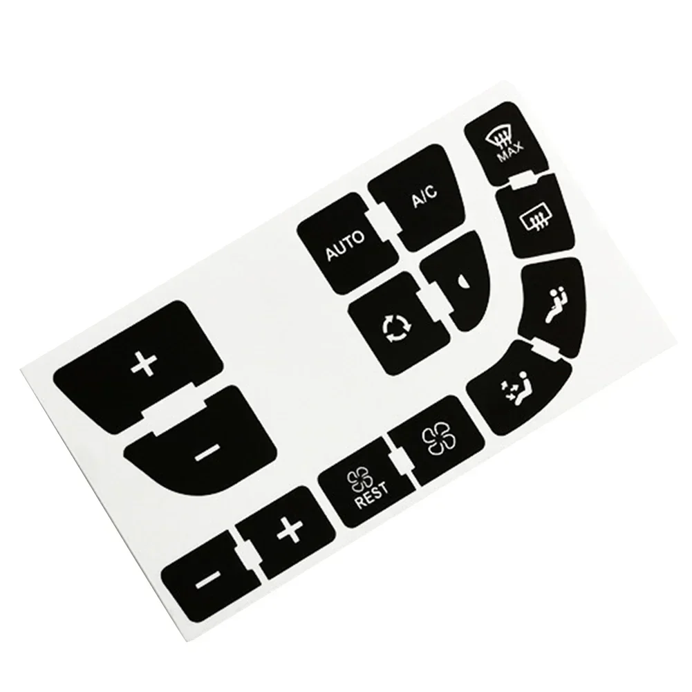 1 Set Car Air Condition AC Climate Control Worn Peeling Button Repair Decals Stickers For C4 For Grand For Picasso