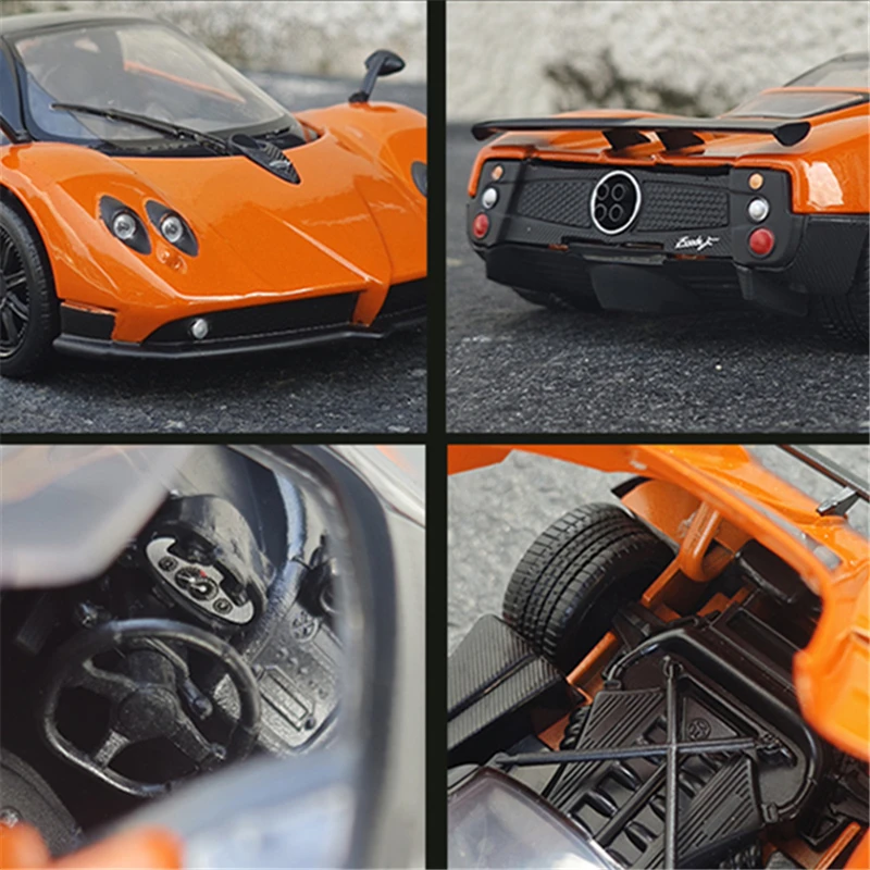 1:24 Pagani Zonda F Huayra Alloy Sports Car Model Diecasts Metal Racing Vehicles Car Model Simulation Collection Childrens Gifts