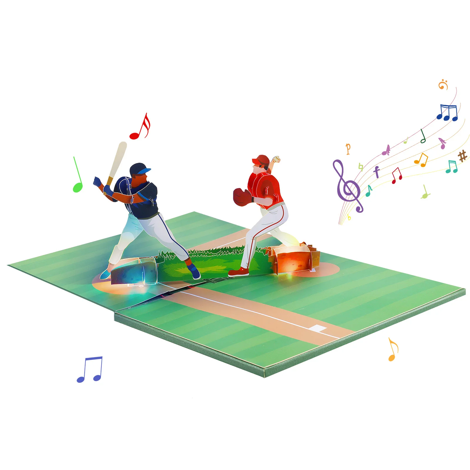 Musikalische Geburtstags-Pop-Up-Karte mit Licht und Musik, 3D-Grußkarte für Kinder, Erwachsene, Männer und Frauen – Detail 8