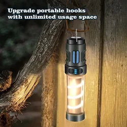 Mosquito Repellent Lamp Cool Camping Gear Mosquito Lamp Killer LED Flashlight Magnet USB Charging Portable Mosquito Lantern