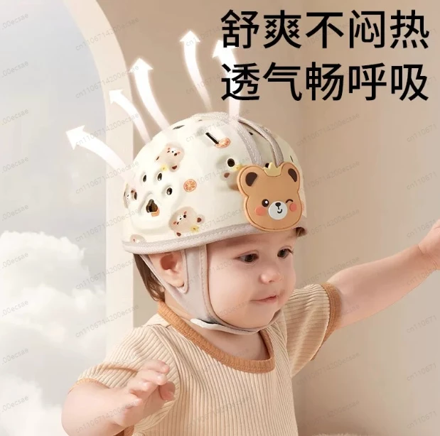 AIBEDILA Anti-Fall Baby Hat Safety Pillows for Head Protection Infant Helmet Learn To Walk Toddler Kids Play Cycling Hats