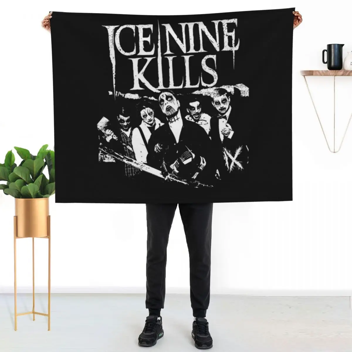 member Of band and music band Throw Blanket for sofa Quilt Bed covers Flannels Giant Sofa Shaggy Blankets