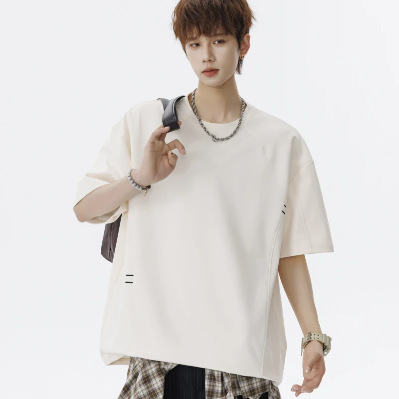 

Summer Print T-shirt Men Half Sleeve Tee Shirt Fashion Brand Fashion Streetwear Loose Japan Style Oversize Top Men