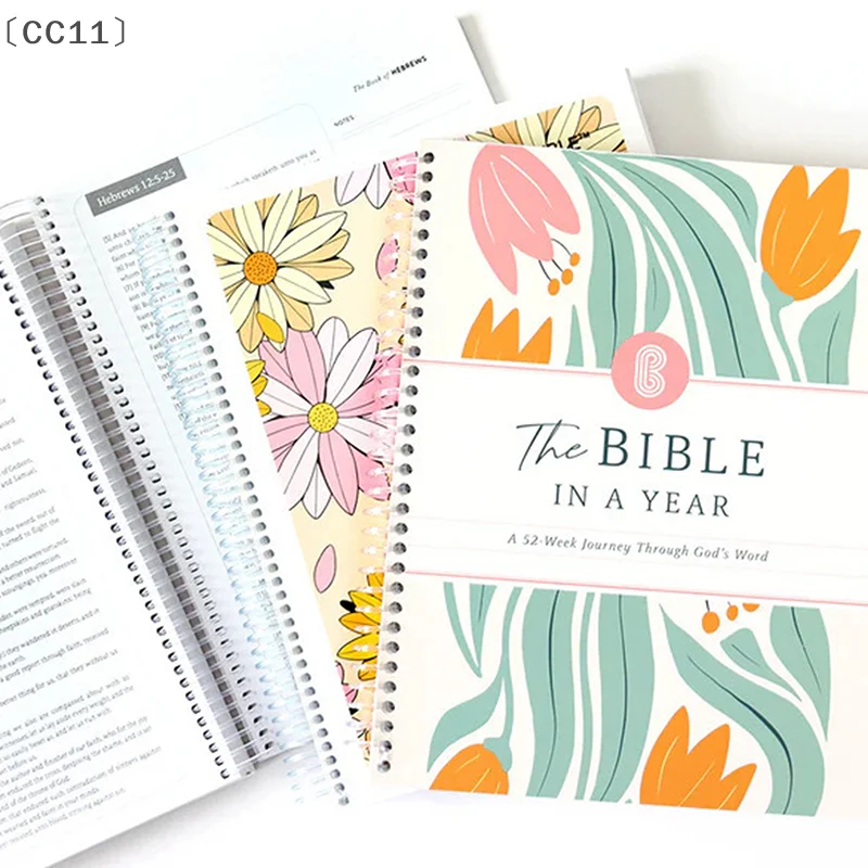 〔CC11〕The Bible In A Year: A 52-Week Study Through Gods Word - Spiral Bible Study Guide 52-Week Women's Bible Study Plan
