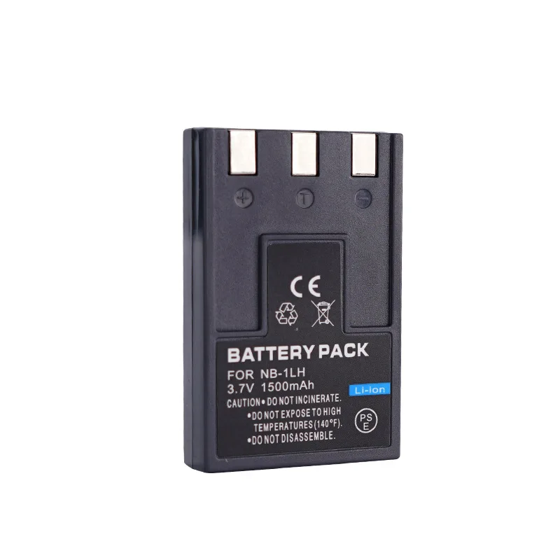 3.7V 1500mAh NB-1LH Digital Battery for Canon IXUS 300A 320 330 400 430 500 Battery