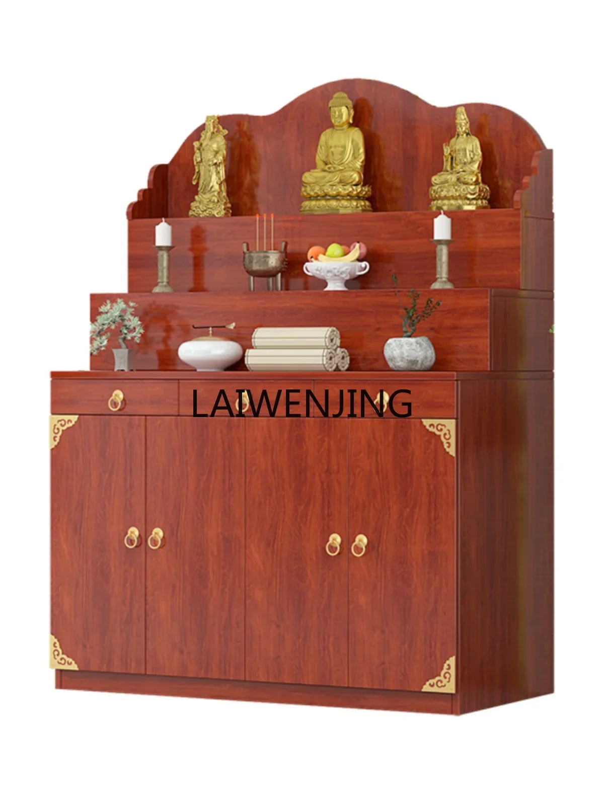 

SGF new Chinese-style offering table, incense nave cabinet, God of Wealth casket