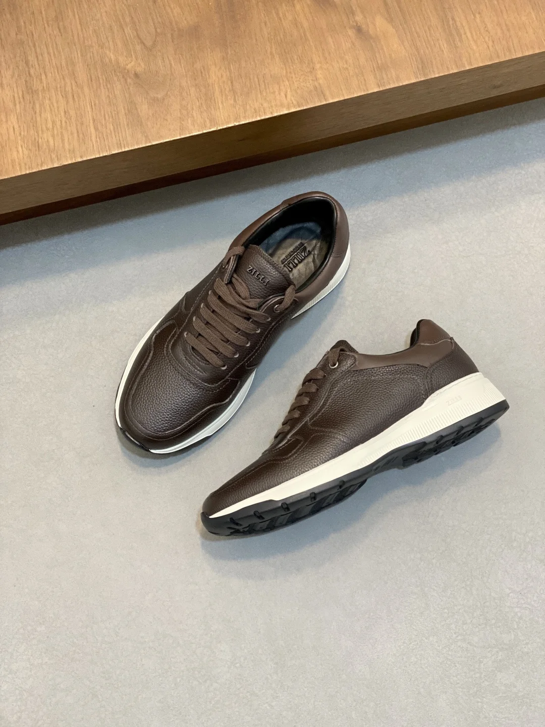 

BLSK CPRT Shoes Cowhide Sneakers 2026 new casual comfortable fashion genuine leather sports shoes Men European big size 38-46