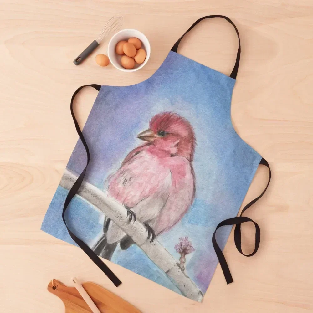 

Purple Finch Apron Things For The Kitchen Home Supplies Manicurists kitchen woman Apron