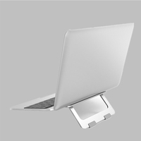 Laptop Stand Ventilated Travel Portable Desk Foldable Mini Cooling Aluminum Desktop Accessories Lightweight Non Slip