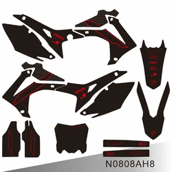 For HONDA CRF250 CRF 250 2014 2015 2016 2017 CRF450 CRF 450 2013 2014 2015 2016 Graphics Decals Stickers Background N0808AH