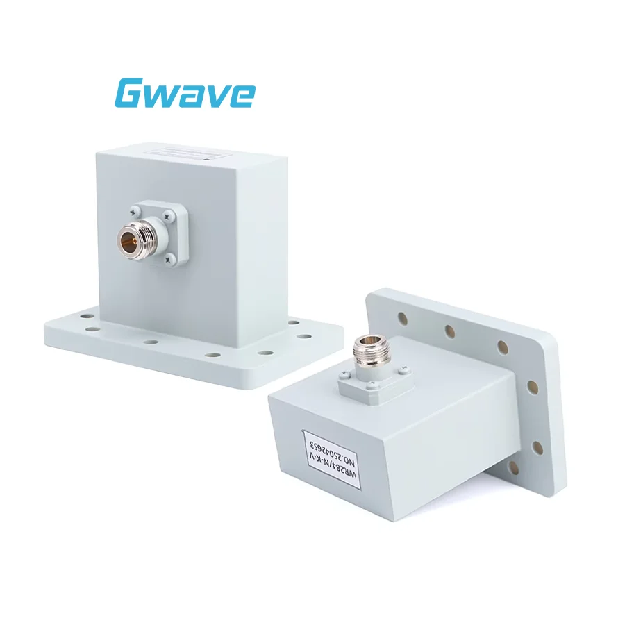 

MSWR-284 to N Female Right Angle Waveguide to Coax Adapters with FDP32 Flange 2.6-3.95GHz Telecom Parts