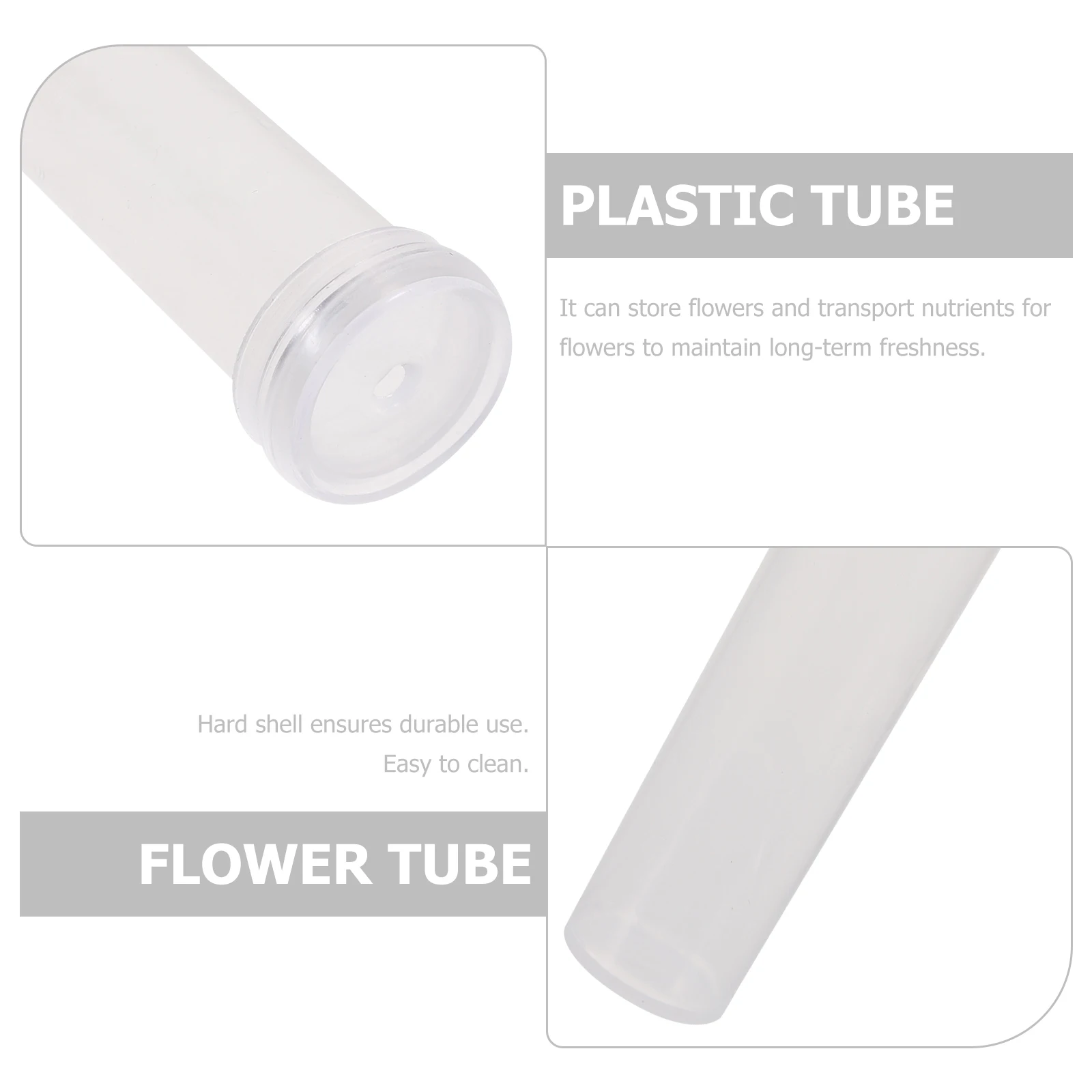 

50 Pcs Flower Storage Pipe Watering Devices for Potted Plants Container Tubes Bottle