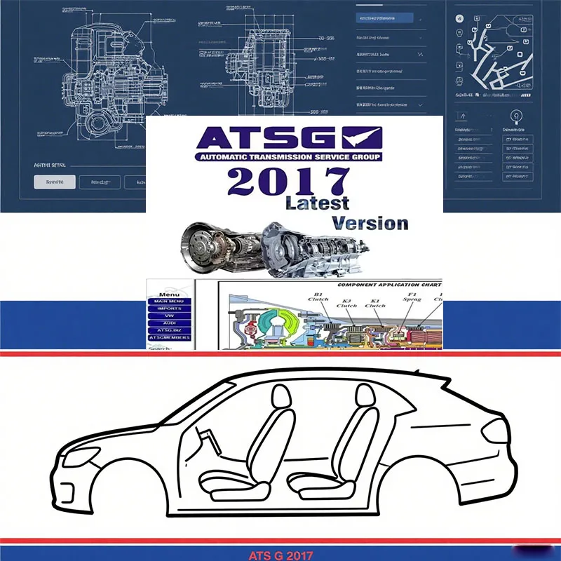 ATSG 2017 Auto Repair Software ATSG OBD2 Scanner Automatic Transmissions Service Group Repair Information Manual Diagnosis Tools
