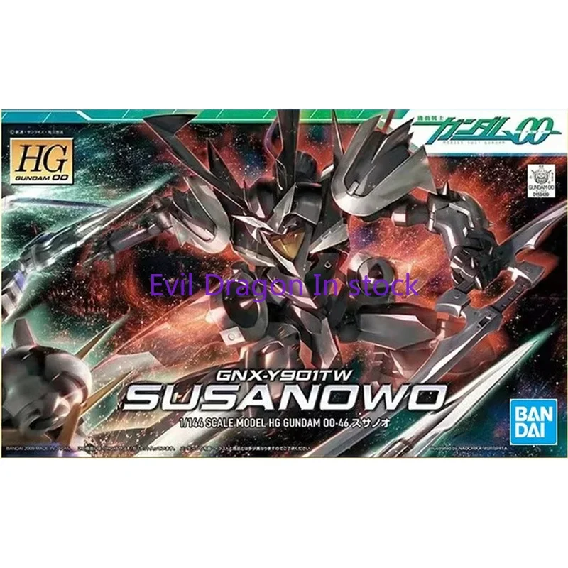 Bandai Genuine Gundam Model Kit para Crianças, Coleção Susanowo, Gunpla Anime Action Figure, HGUC, GNX-Y901TW, Brinquedos