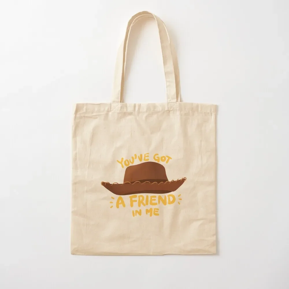 

You’ve Got a Friend in Me Woody Illustration Tote Bag Women's bags reusable shopping bags Canvas Eco bag Tote Bag