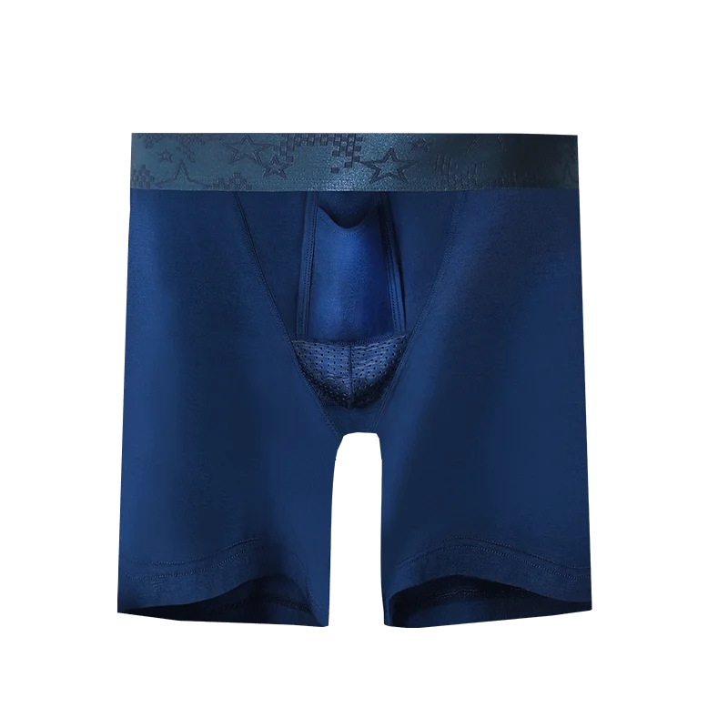 Men's bullet separate anti-wear leg briefs Men's boxers Breathable underpants boys' sports bag bracket long shorts