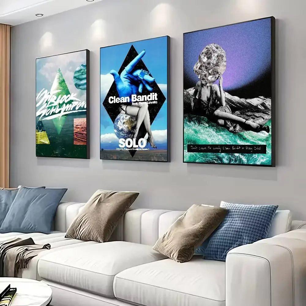 Clean Singer B-Bandit Poster for Modern Decor in Home Offices, Bedrooms, Living Rooms, Kitchens, Bathrooms.