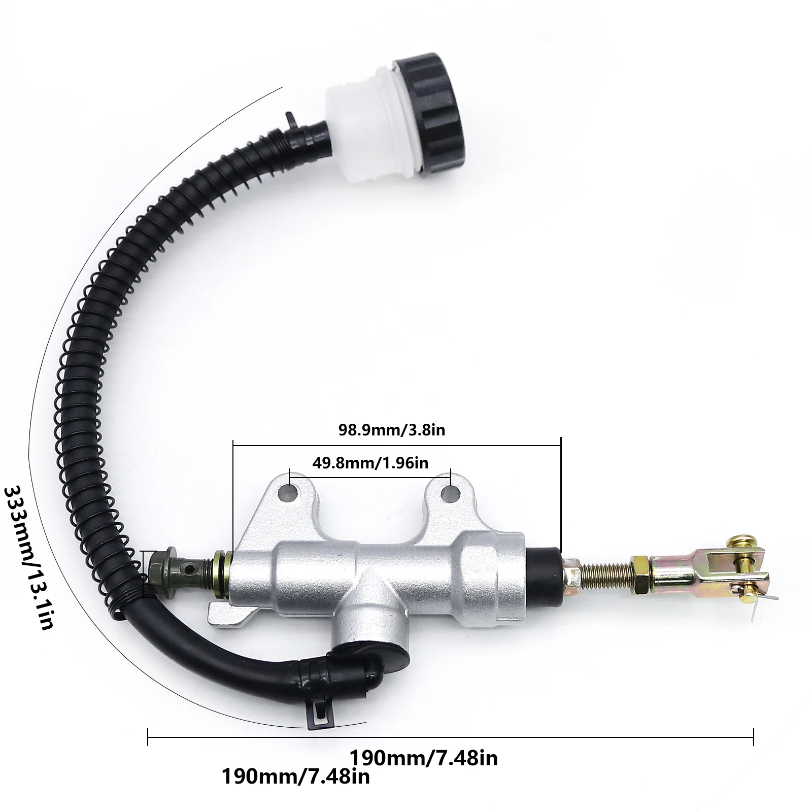 Fit For Suzuki GSXR 400 600 750 1000 1100 GSX 600 650 750 1100 1200 1250 RF 600 900 SV1000 CNC Rear Brake Master Cylinder Pump