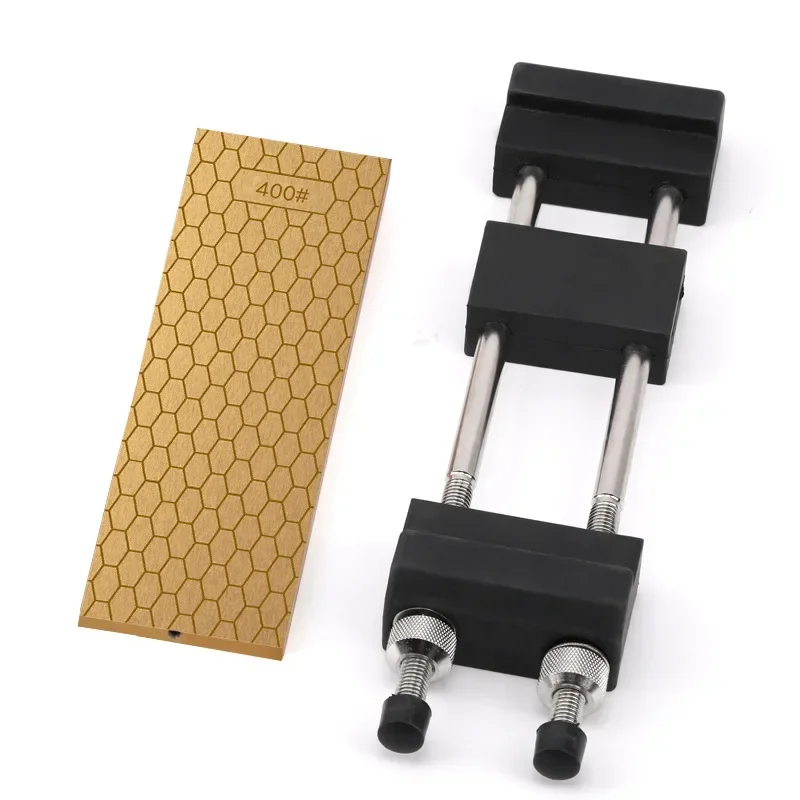 Titanium-plated mesh double-sided emery sharpener diamond sharpener