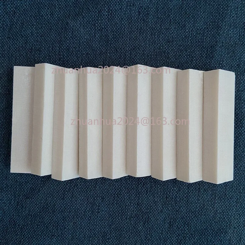 2 Stück Buffalo Rinderknochen Messergriff Waagen Platten DIY Schnitzmaterial 60 * 16 * 9 mm