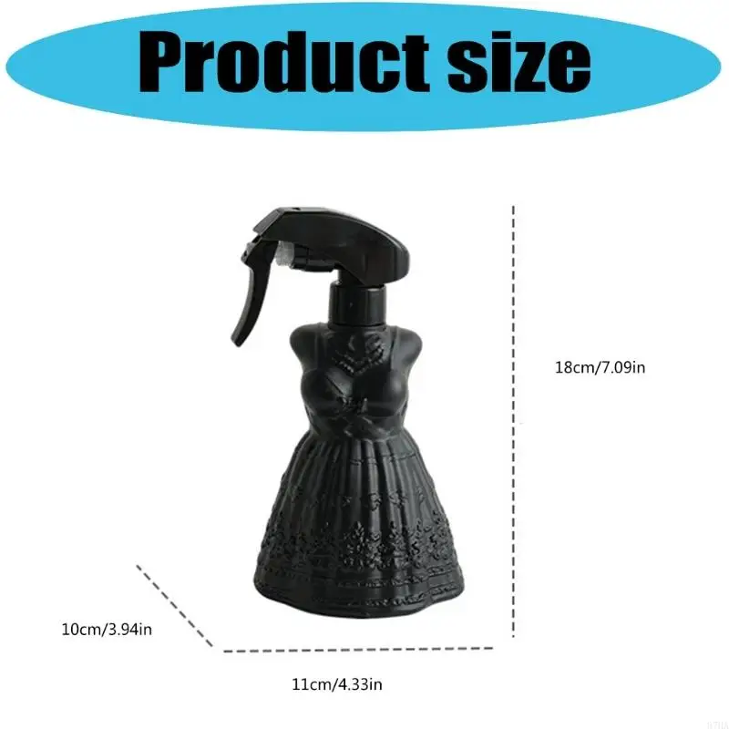 Fine Output Plant Bottle with Hand Press and ABS Construction for Succulents, Flowers, Youth Foliage, and Potted Greenery 87HA
