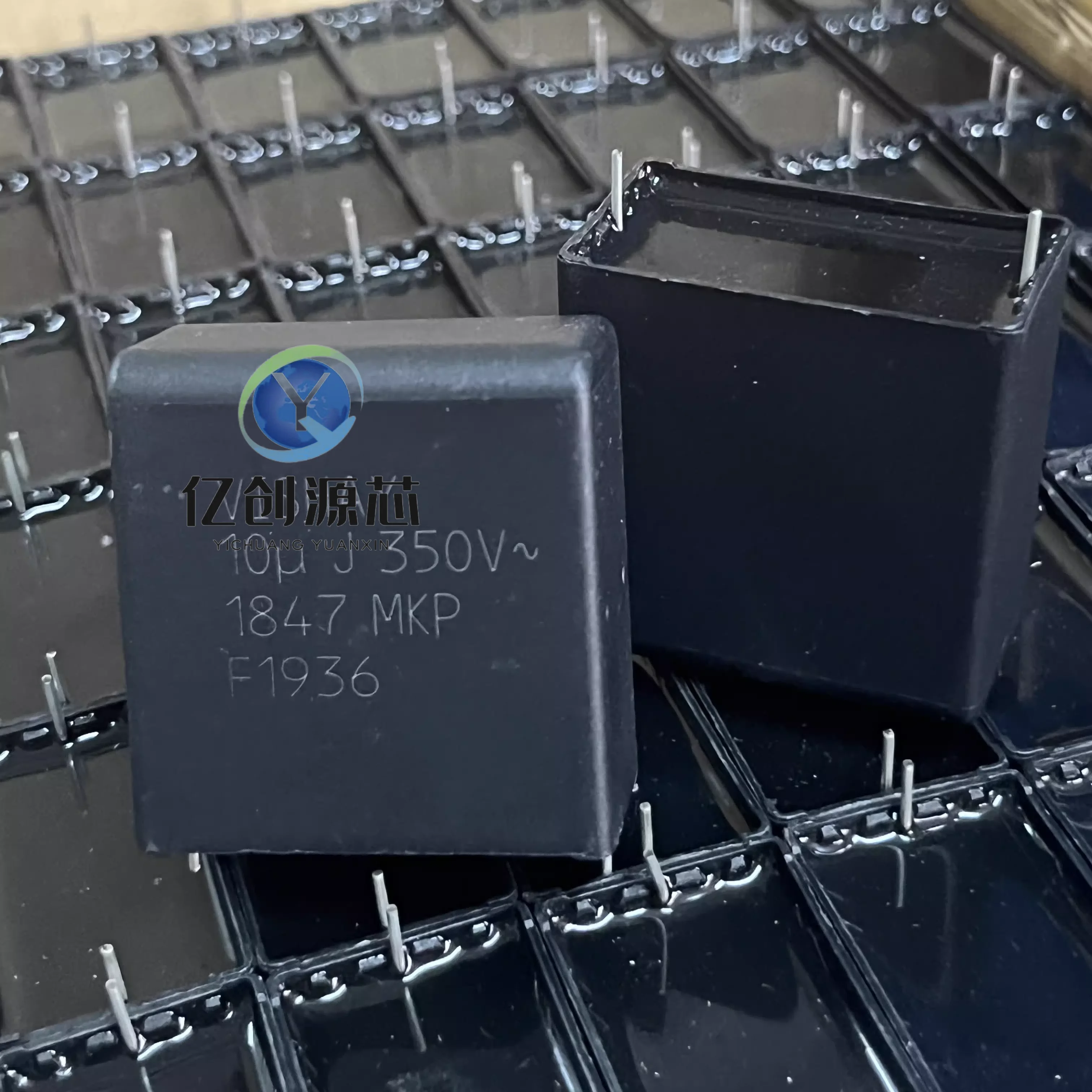Brand new MKP 106J 10UF 350VAC thick copper pin turn-off film capacitor 41.5*24*43MM, P=37.5MM