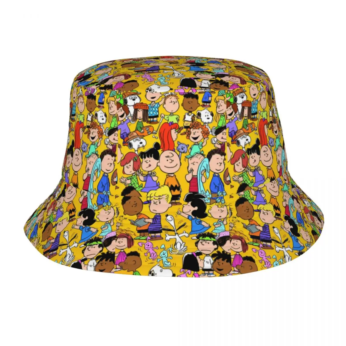

Snoopy Peanuts Bucket Hats for Teen Travel Cartoon Floppy Hat Street Lightweight for Camping Fishing Hats Boonie Hat