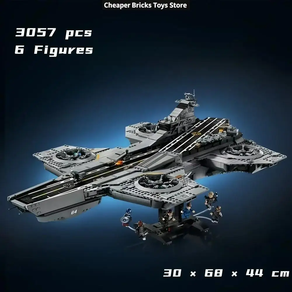 Intelligence Agency Style Battleship Brick Construction Kit Space Vessel Model Premium Collectible for Enthusiasts Friends