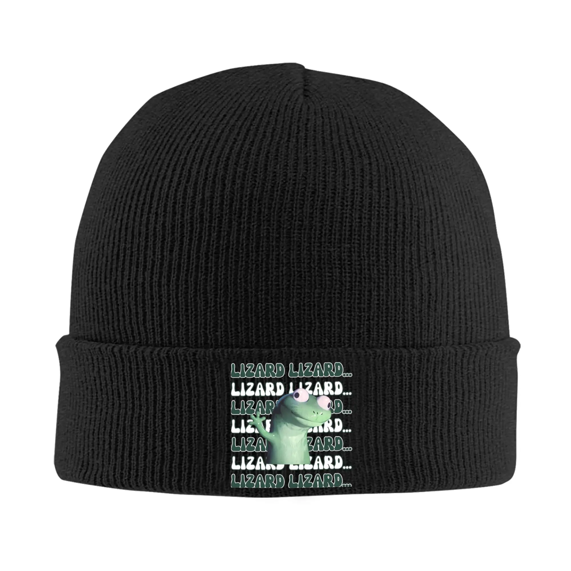 Tom Lizard Lizard Meme Knit Hat Beanies Autumn Winter Hat Warm Acrylic  Casual Caps Men Women Gift,