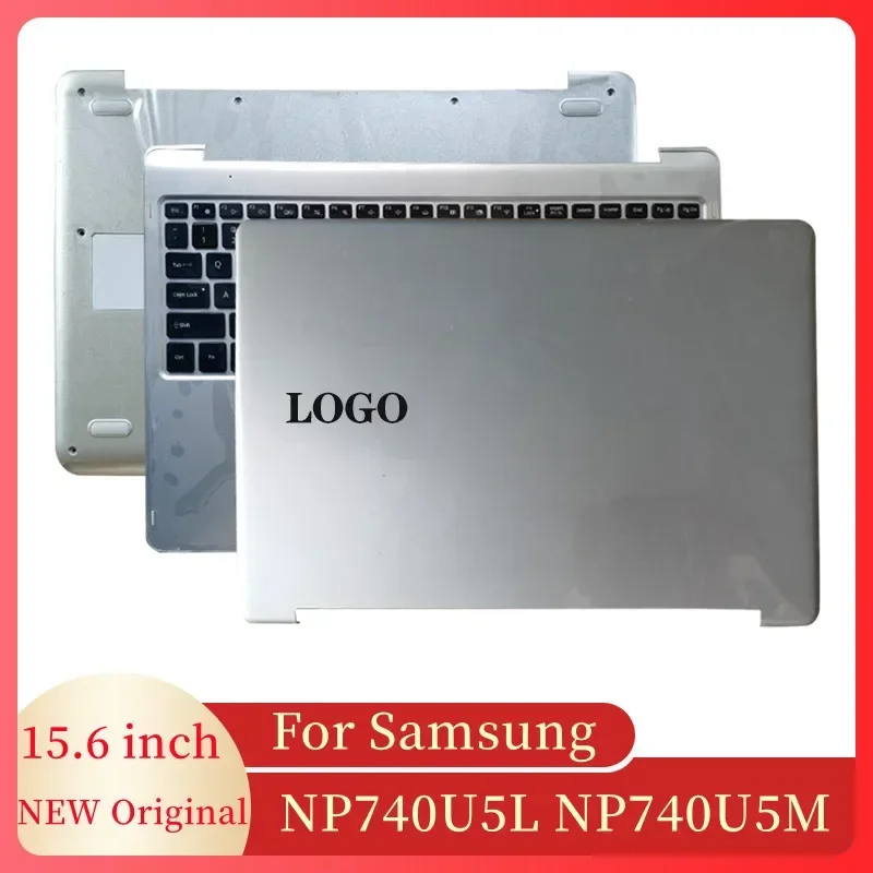 NEW Laptops Case For Samsung NP740U5L NP740U5M Notebook Screen LCD Back Cover/Palmrest/ Bottom Case Laptop Accessories