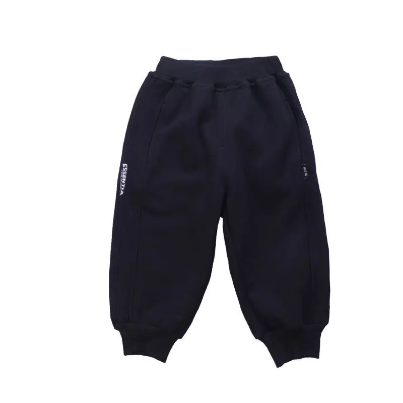 Casual para meninos sweatpants 2022 engrossado quente outono e inverno roupas crianças solto-ajuste tappered calças do bebê