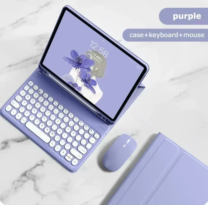 Pop Keyboard & Mouse Case For New IPad A16 11th/10th Gen 9/8/7th 10.2 Pro 11 M4 Air 11 13 M3 M2 2025 Mini 7 6 5 Funda Magnetic C