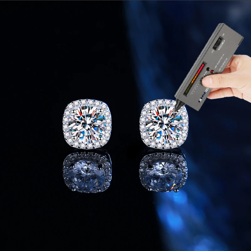 Thumbnail 3 - #43 Compare Moissanite Stud Earrings Before You Buy