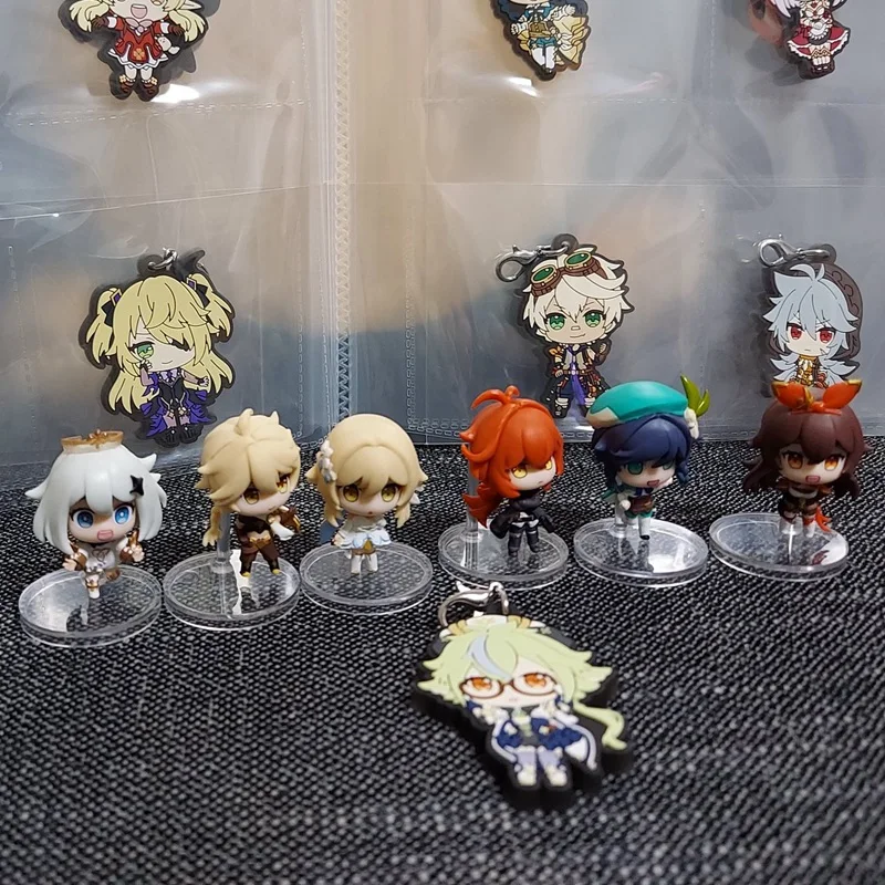 Genshin Impact capsule toys action figures model Kafka Tartaglia Zhongli xiao Paimon figures original Bushiroad Peripheral