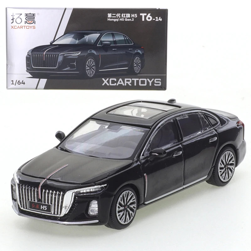 XCARTOYS 1/64 Diecast Alloy Car Model, Second-generation Red Flag H5 Meiye Hei Friends Gifts Collect Ornaments Kids Toys Boys