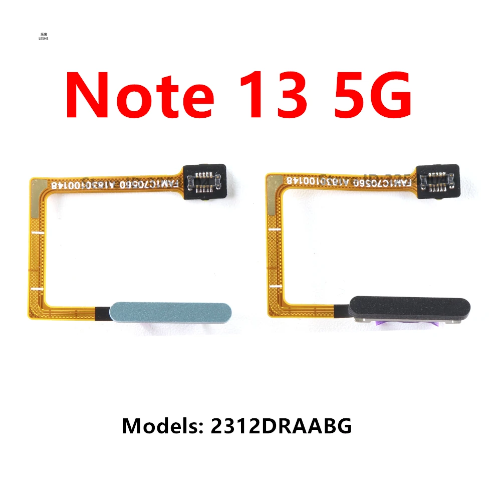 

Для Xiaomi Redmi Note 13 5G 2312DRAABG кнопка «Домой» с отпечатками пальцев сенсорный идентификатор гибкий кабель