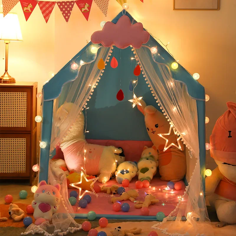 Kids Indoor Tent Playhouse Large Princess Castle Toy House Boys Girls Wholesale Indoor Children's Tent Baby Game House