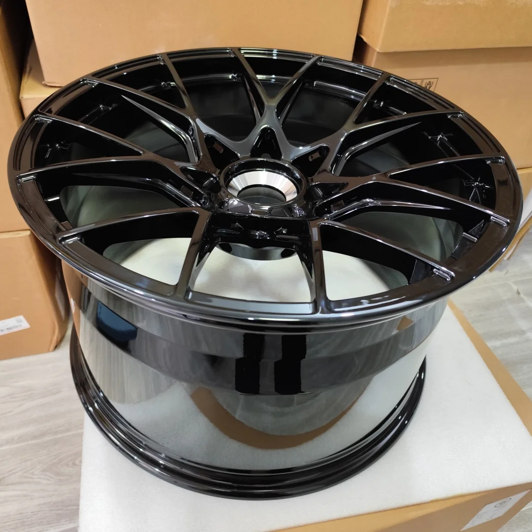 For  New Design Gloss Black Concave 20 21 22 Inch Staggered Centerlock Custom Forged Wheels for Porsche 992 Gt3 RS
