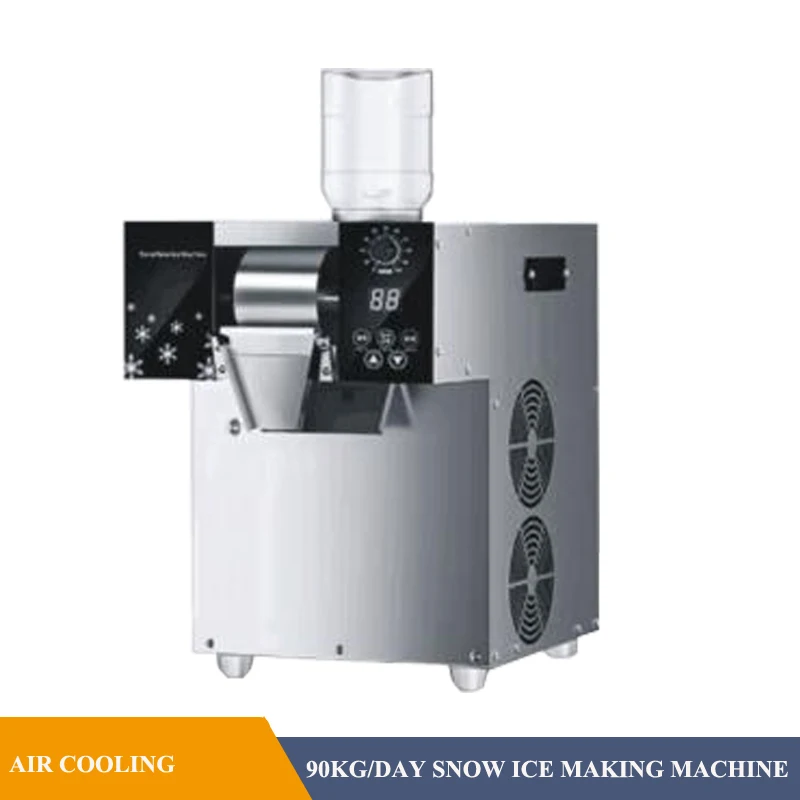 500W Small Commercial Snow Ice Machine Snowflake Ice Maker Korean Bingsu Machine Ice Crusher Shaver Smoothie Machine