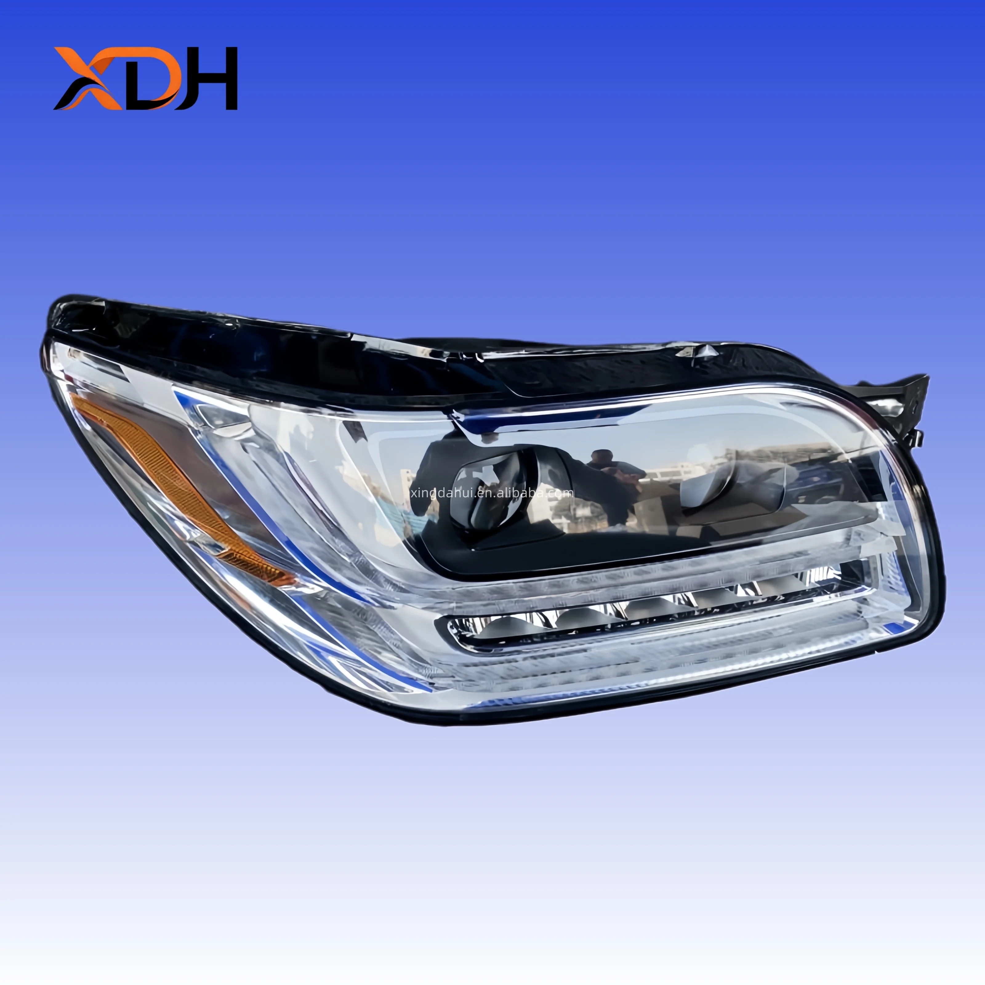 For Lincoln Navigator Headlight Assembly Navigator Car Light Left Right Original US Version LED Headlamps 2018-2021