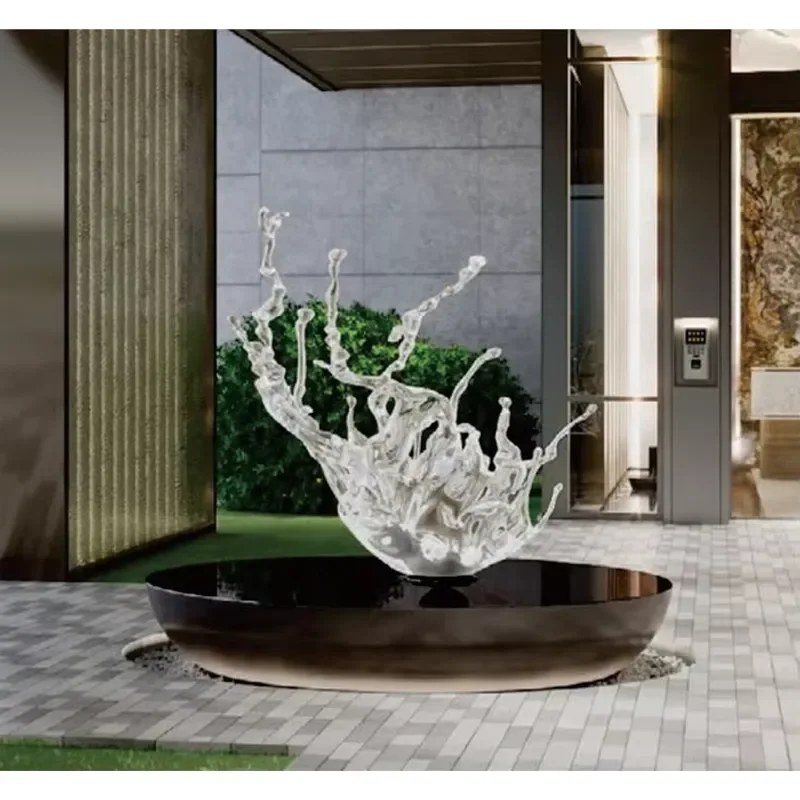 Custom Transparent Epoxy Resin Sculpture Handmade Art Ornament Unique Clear Resin Craft Decor for Home Office Desktop Display