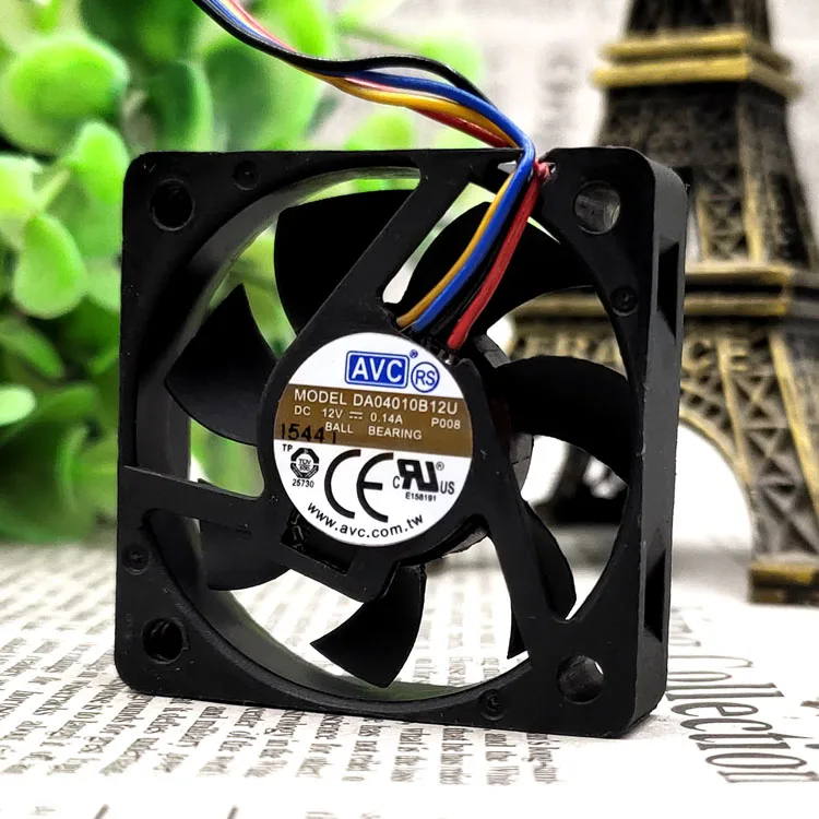 DA04010B12U 4010 12V 0.14A 4-wire PWM large air volume cooling fan 40*40*10MM