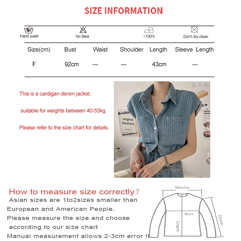 HELIAR Women Single-breasted Cardigan Denim Jacket With Pocket Turn-down Collar Office Elegant Crop Top Casual Shirt Summer