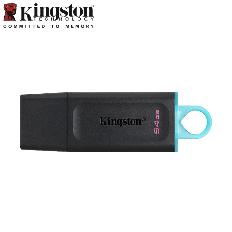 محرك فلاش Kingston-USB للكمبيوتر ، محرك أقراص فلاش DTX ، قرص ذاكرة يو إس بي ، سعة عالية ، USB ، Gen1 ، 64 جيجابايت ، GB ، way