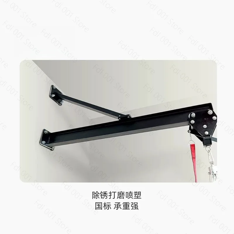 New Custom boxing bag bracket steel structure, sliding perforated bag bracket pulley with guide rail, for boxing bag training