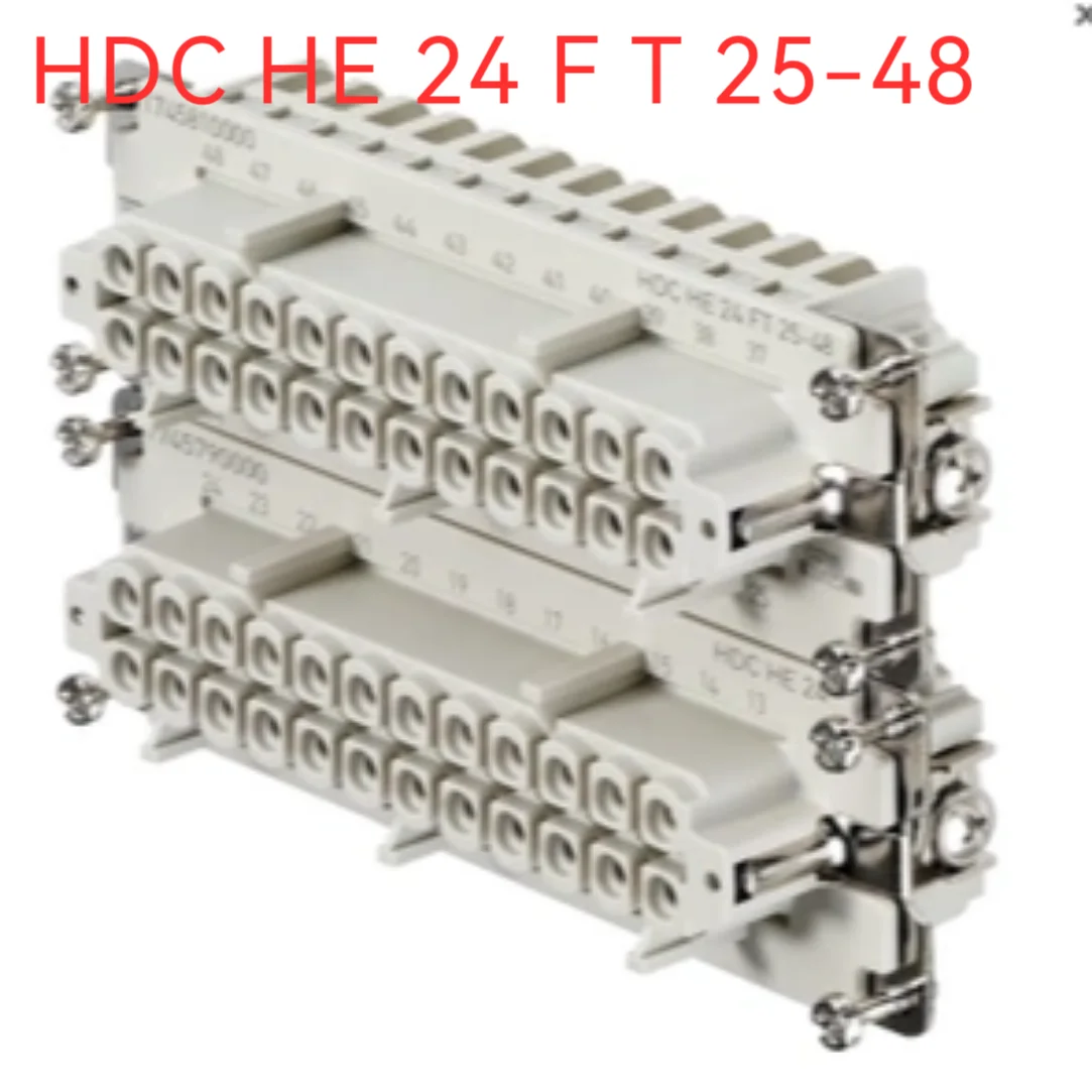 

New Weidmüller Heavy Duty HDC HE 24 FT 25-48 Item Number 1745810000