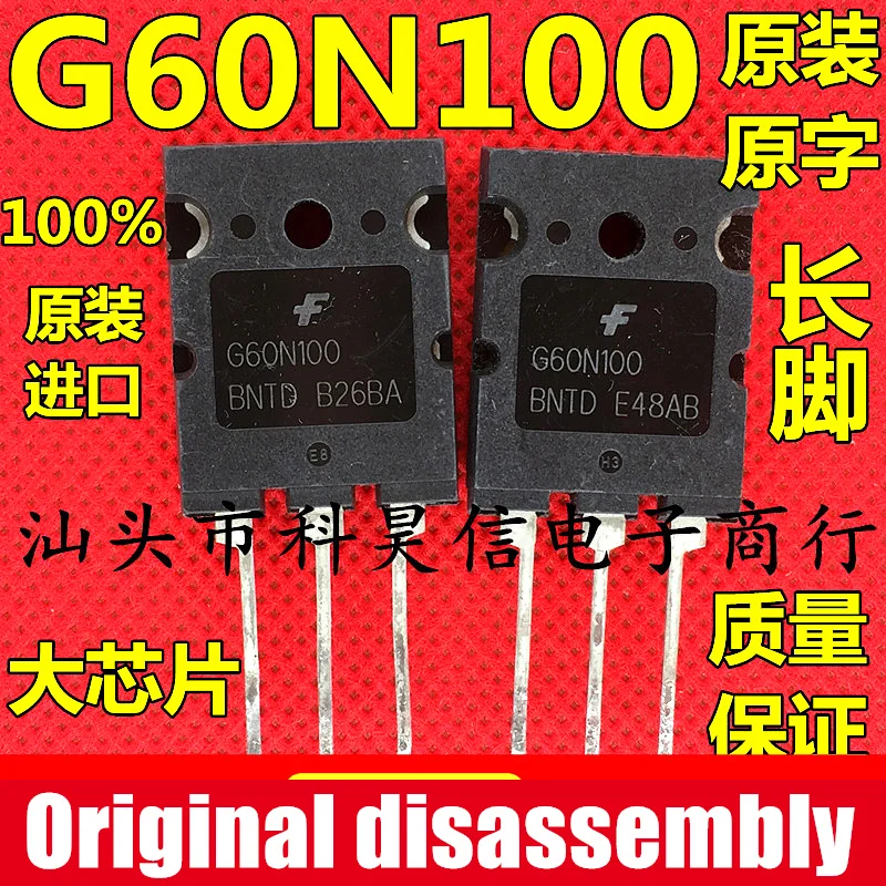 

1pcs 100% Original disassembly FGL60N100BNTD G60N100 G60N100BNTD FGL60N100 TO-3PL 60A/1000V