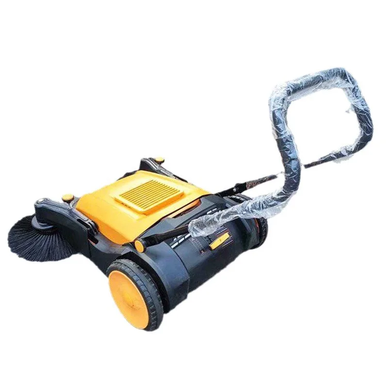 Hand-pushed small sweeper, workshop sweeper, unpowered sweeper