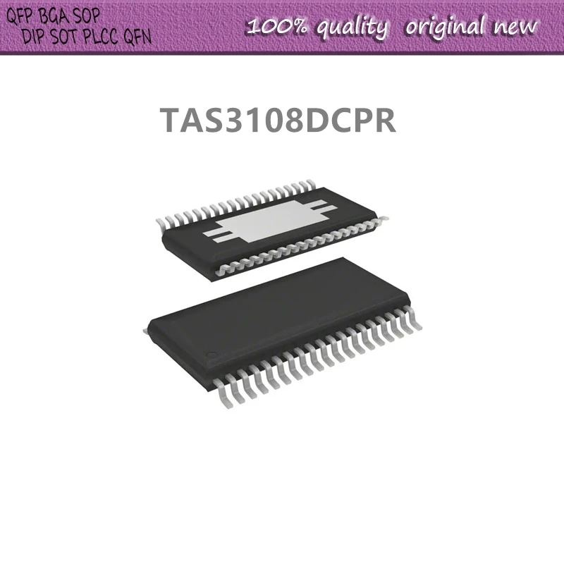 

5 шт./лот TAS3108DCPR TAS3108 HTSSOP-38