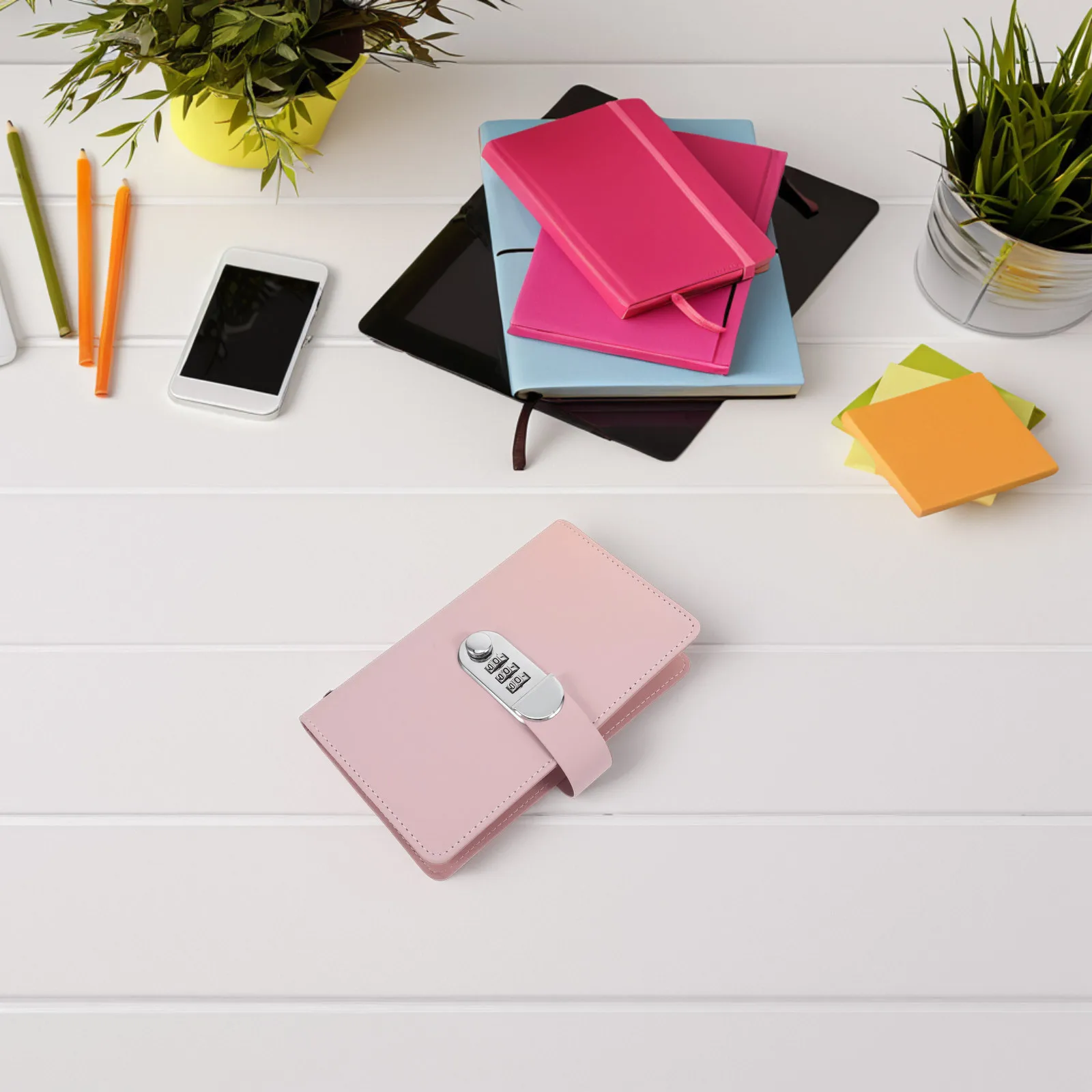 

Secure Password Cash Saving Book Lockable Money Storage Binder with Double-Sided Pockets Savings Goal Tracker for Home Office